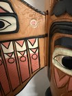 Alaska Black Diamond 26    H Hand Carved Totem Pole Signed Patrick Seale Ketchikan