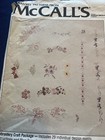 Vtg Iron On Transfer Embroidery Patterns Mccalls 6546 Not Used