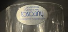 Toscany  Handcut In Yugoslavia  Lead Crystal Over 24  Pbo Glasses  Set  3   L  k