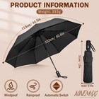 Travel Folding Umbrella Windproof For Men   Portable Compact Umbrellas Automa   