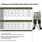 Fly Fishing Waders Pants Stocking Foot Waterproof Wading Trousers Waist Wader