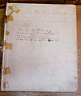 Antique School Board Meeting Minutes Record Book - New Garden Chester Co Pa
