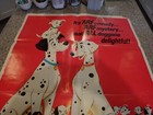1969 Disney s 101 Dalmations Re-release One Sheet Movie Poster Folded 27  X 41 
