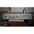 Clothing Sign  Dry Goods Decor -distressed Wooden Sign