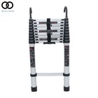 Telescoping Ladder 12 5 Ft Extension Ladder Aluminum Lightweight Telescopic