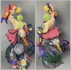 Dragon Ball Z Broly Vs Super Saiyan Goku Pvc Figure Statue Battle Diorama Boxed