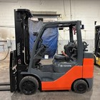 2020 Toyota 8fgcu30 6000lb Used Lp Gas Forklift Triple Mast Sideshift 4528 Hours