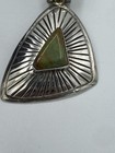 Vintage Navajo Sterling Silver Royston Turquoise Pendant Necklace