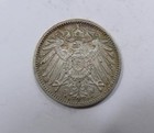 Germany Silver 1 Mark 1900 F Eagle Scarce Nice Condition