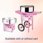 Cotton Candy Machine 1000w Floss Maker  Stainless Pan Sugar Or Hard Candy  Pink