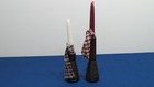 Vintage Wooden Textile Beehive Bobbins   Spools Made To Hold Candles