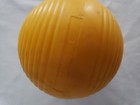 Vintage Wilson Ribbed Solid Color Croquet Plastic Ball Yellow