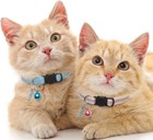 Reflective Nylon Cat Safety Collar With Bell For Cat Kitten Small Dog Adjustable