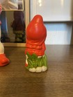 1970s Ceramic Garden Dwarf   Gnome  Hand Painted 