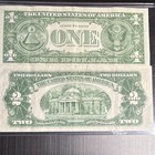 1957  1 Silver Certificate N84329536a   1953  2 Us Note A38817495a Banknotes