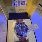 Invicta Diver Men s Auto Professional 660ft-200m Black Dial Green Black Bezel