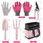Workpro 5piece Heavy Duty Garden Tool Set Aluminum Gardening Tool Set W tool Bag