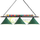 47  Metal Ball Design Hanging Pool Table Light Billiard Lamp With 3 Metal Shades