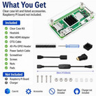 Raspberry Pi Zero 2 W Case Kit With Raspberry Pi Zero 2 W Case Power Supply