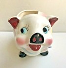 Vintage Ceramic Piggy Bank For My Baby Rare Side By Side Bank   Planter Dickson