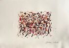 Jackson Pollock Lithograph Guggenheim Museum Coa Original Signed Op Numbered