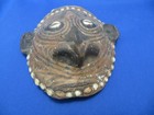 Primitive Tribal Shell Mask Papua New Guinea Natural Earth Pigments Vintage