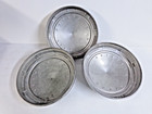 3 - 1968-74 Plymouth Division 9  Dog Dish Hubcaps Poverty Roadrunner Gtx Police