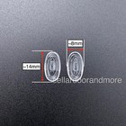 Replacement Nose Pads For Flexon Eyeglasses   Sunglasses Oval Push-in Fx-22