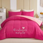 Lightweight Reversible 3-piece Comforter Set All Seasons  Down Alternative Co   