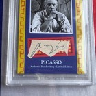 Pablo Picasso Handwritten Word Cut From A Autograph Letter Signed Beckett Bas