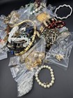 5 Lbs Junk Costume Jewelry Lot Tangled Repurpose -repair  Vtg Vintage modern