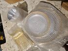 600 Pcs Clear Gold Disposable Dinnerware Set For 100 Guests