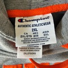 Clemson Tigers Champion Mens 2xl Gray Orange Embroidered College Hoodie Ncaa Xxl
