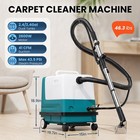 Pohir 3 In 1 Commercial Carpet Cleaning Machine Steam Vacuum Cleaner Extractor
