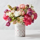 Le Creuset L amour Stoneware Utensil Crock Or Vase With Heart Applique - New