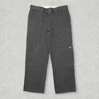 Dickies Loose Fit Double Knee Work Pants 85283 Gray Men s 38x30