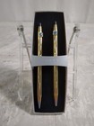 Vintage Cross Century Chrome Ball Point Pen  black Ink   Mechanical Pencil Set