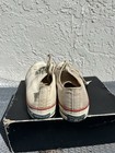 Vintage 1970s Converse Low Tops White Chucks Sneakers Made In Usa Mens Sz 13
