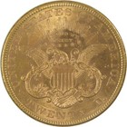 1876  20 Liberty Head Gold Double Eagle Borderline Uncirculated Coin