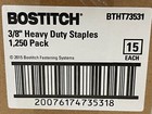 Qty 15 Packs Bostitch 3 8  Leg X Narrow Crown 20-ga Collated Heavy-duty Staples