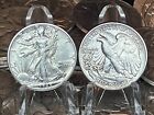  qty 10  90  Walking Liberty - 1916 - 1947 - Random Years - Good Condition