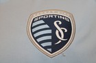 Adidas Kansas City Sporting Mls Soccer Home Jersey Men s Small 2011 Big Patch