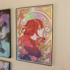 Rwby Ruby Rose Nouveau Rainbow Foil Holographic Poster 11x17 Character Print Art