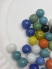 Vintage Bright Color Glass Marbles Lot Of 50 Peewee Size Dd Some Imperfections