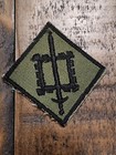 1960s Us Army Vietnamese Made 18th Engineer Battalion Green Twill Patch L  k   