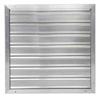 Dayton 2ftw7 36 In Backdraft Damper   Wall Shutter  Front Flange