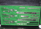 Vintage Tower Germany Drawing Drafting Mechanical Tools Set Complete Used