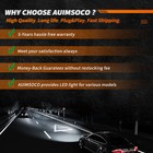 Super Bright 4x Combo H9 H11 Led Headlight High Low Beam Bulbs 10000k White Kit