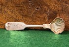 Antique Coin Silver Sugar Spoon J  B  Kirby