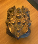 Vtg   Sugi   Crypotomeria   Japanese Wood Carved Toad   Frog